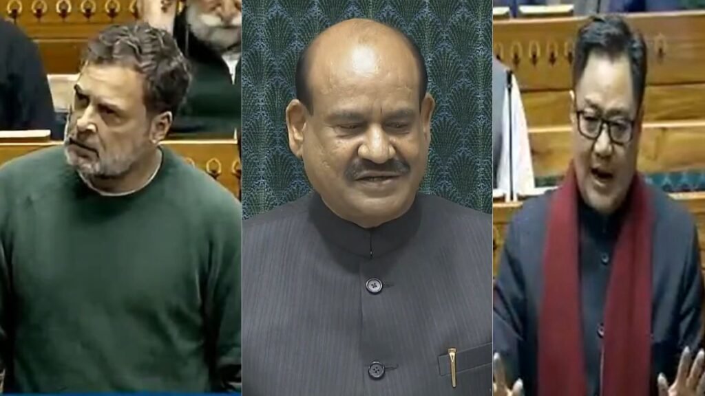 ਰਾਹੁਲ ਗਾਂਧੀ ਨੂੰ ਬੋਲਣ ਦੇਣ ‘ਤੇ ਲੋਕ ਸਭਾ ‘ਚ ਹੰਗਾਮਾ ਸਦਨ ਮੰਗਲਵਾਰ ਤੱਕ ਮੁਲਤਵੀ ਕਰ ਦਿੱਤਾ ਗਿਆ