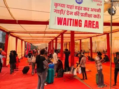 ਲੁਧਿਆਣਾ: ਹੋਲੀ ਦੀ ਭੀੜ ਨਾਲ ਨਜਿੱਠਣ ਲਈ ਲੁਧਿਆਣਾ ਜੰਕਸ਼ਨ 'ਤੇ ਵਿਸ਼ੇਸ਼ ਵੇਟਿੰਗ ਏਰੀਆ ਸਥਾਪਤ, ਸੁਰੱਖਿਆ ਵਧਾ ਦਿੱਤੀ ਗਈ ਹੈ।