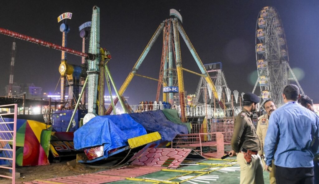 ਸੂਰਜਕੁੰਡ ਮੇਲਾ ਝੂਟਾ ਹਾਦਸਾ: FIR ਦਰਜ, ਦੋ ਗ੍ਰਿਫਤਾਰ; ਹਾਦਸੇ ਦੀ ਜਾਂਚ ਲਈ ਬਣਾਈ ਐਸ.ਆਈ.ਟੀ