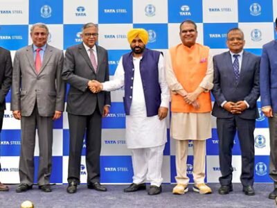 CM ਮਾਨ ਨੇ ਲੁਧਿਆਣਾ ਵਿੱਚ ₹3,200 ਕਰੋੜ ਦੇ ਟਾਟਾ ਸਟੀਲ ਪਲਾਂਟ ਦਾ ਉਦਘਾਟਨ ਕੀਤਾ; 2K ਤੋਂ ਵੱਧ ਨੌਕਰੀਆਂ ਦੀ ਉਮੀਦ ਹੈ