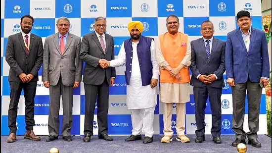 CM ਮਾਨ ਨੇ ਲੁਧਿਆਣਾ ਵਿੱਚ ₹3,200 ਕਰੋੜ ਦੇ ਟਾਟਾ ਸਟੀਲ ਪਲਾਂਟ ਦਾ ਉਦਘਾਟਨ ਕੀਤਾ; 2K ਤੋਂ ਵੱਧ ਨੌਕਰੀਆਂ ਦੀ ਉਮੀਦ ਹੈ