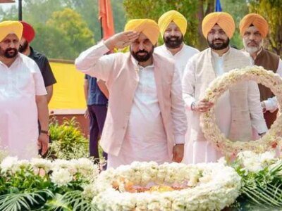 ਪੰਜਾਬ: CM ਮਾਨ ਨੇ 95ਵੇਂ ਸ਼ਹੀਦੀ ਦਿਹਾੜੇ 'ਤੇ ਭਗਤ ਸਿੰਘ, ਰਾਜਗੁਰੂ, ਸੁਖਦੇਵ ਨੂੰ ਦਿੱਤੀ ਸ਼ਰਧਾਂਜਲੀ