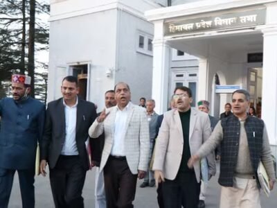 ਭਾਜਪਾ ਨੇ ਹਿਮਾਚਲ ਦੇ ਮੁੱਖ ਮੰਤਰੀ 'ਤੇ ਰਾਜ ਦੇ ਫੰਡਾਂ 'ਤੇ ਸਦਨ ਨੂੰ 'ਗੁੰਮਰਾਹ' ਕਰਨ ਦਾ ਦੋਸ਼ ਲਗਾਇਆ, ਵਾਕਆਊਟ ਕੀਤਾ