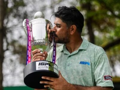 ਭੁੱਲਰ ਨੇ IGPL ਚੰਡੀਗੜ੍ਹ ਨੂੰ ਸਟਾਈਲ ਵਿੱਚ ਜਿੱਤਣ ਲਈ ਚਾਰ ਪਿੱਛੇ ਤੋਂ ਰੈਲੀਆਂ ਕੀਤੀਆਂ