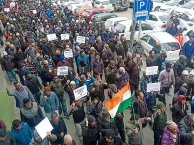 ਲੱਦਾਖ ਵਿੱਚ ਰਾਜ ਦਾ ਦਰਜਾ ਅਤੇ ਛੇਵੀਂ ਅਨੁਸੂਚੀ ਵਿੱਚ ਸ਼ਾਮਲ ਕਰਨ ਲਈ ਵਿਰੋਧ ਪ੍ਰਦਰਸ਼ਨ