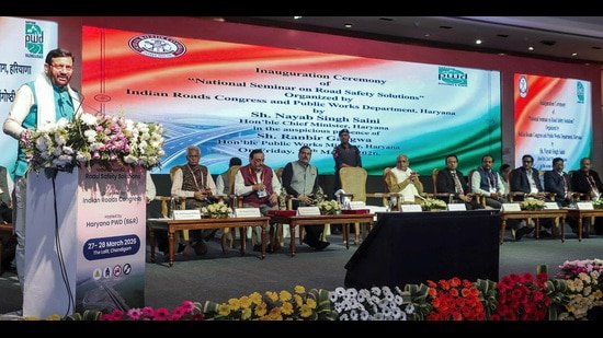 ਹਰਿਆਣਾ: 1,719 ਕਿਲੋਮੀਟਰ NH ਦਾ ਨਿਰਮਾਣ, ਤੇਜ਼ ਰਫਤਾਰ ਲਈ 4.8 ਲੱਖ ਜੁਰਮਾਨਾ: ਸੈਣੀ