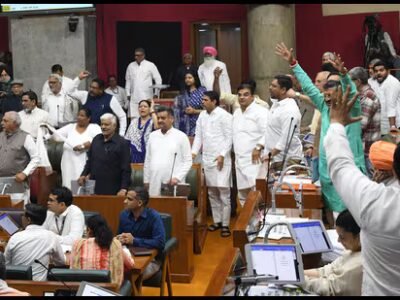 ਹਰਿਆਣਾ ਦਾ ਬਜਟ ਸੈਸ਼ਨ: ਰਾਜ ਸਭਾ ਚੋਣਾਂ ਦੇ ਝਟਕਿਆਂ ਤੋਂ ਬਾਅਦ ਕਾਂਗਰਸ ਨੇ ਸਦਨ ਦੀ ਕਾਰਵਾਈ ਰੋਕ ਦਿੱਤੀ