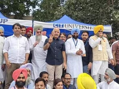 ਰਾਜ ਸਭਾ ਦਲ-ਬਦਲੀ ਤੋਂ ਬਾਅਦ, 'ਆਪ' ਨੇ ਬੰਦ ਦਰਵਾਜ਼ੇ ਦੇ ਵਿਚਾਰ-ਵਟਾਂਦਰੇ 'ਤੇ ਇਕਜੁੱਟ ਚਿਹਰਾ ਪੇਸ਼ ਕੀਤਾ