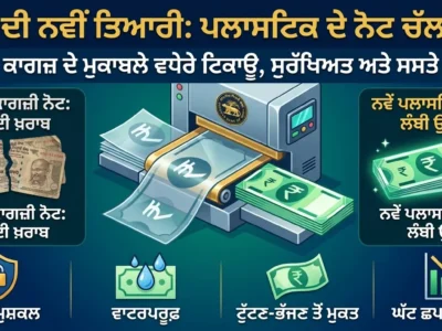 ਭਾਰਤੀ ਰਿਜ਼ਰਵ ਬੈਂਕ (RBI) ਵੱਲੋਂ ਪਲਾਸਟਿਕ ਦੇ ਨੋਟ ਚਲਾਉਣ ਦੀਆਂ ਤਿਆਰੀਆਂ ਤੇਜ਼: ਜਾਣੋ ਕਾਗਜ਼ੀ ਕਰੰਸੀ ਦੀ ਥਾਂ ਕਿਉਂ ਪੈ ਰਹੀ ਹੈ ਲੋੜ
