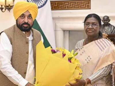 'ਆਪ' ਦਲ-ਬਦਲੂਆਂ ਵੱਲੋਂ 'ਧੋਖੇ' 'ਤੇ ਪੰਜਾਬ ਦੇ ਮੁੱਖ ਮੰਤਰੀ ਨੇ ਰਾਸ਼ਟਰਪਤੀ ਨਾਲ ਕੀਤੀ ਮੁਲਾਕਾਤ