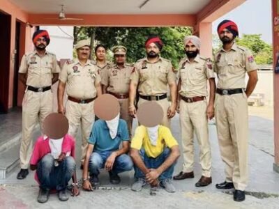 ਜਲੰਧਰ 'ਚ ਪਾਕਿਸਤਾਨ ਸਥਿਤ ਗੈਂਗਸਟਰ ਸ਼ਹਿਜ਼ਾਦ ਭੱਟੀ ਦੇ ਤਿੰਨ ਸਾਥੀ ਗ੍ਰਿਫਤਾਰ