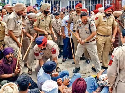 ਪਟਿਆਲਾ ਵਿੱਚ ਪੁਲਿਸ ਵੱਲੋਂ ਕੀਤੇ ਲਾਠੀਚਾਰਜ ਕਾਰਨ 20 ਅਪ੍ਰੈਂਟਿਸ ਲਾਈਨਮੈਨ ਜ਼ਖ਼ਮੀ