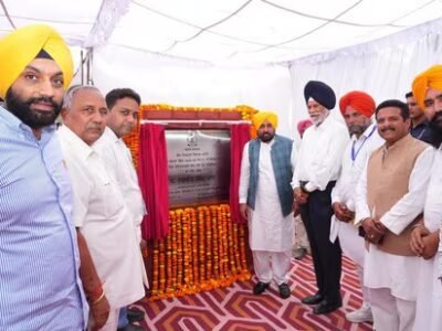 ਮਾਨ ਨੇ ਸਮਾਣਾ 'ਚ 10 ਕਰੋੜ ਰੁਪਏ ਦੀ ਲਾਗਤ ਨਾਲ ਸਟੇਡੀਅਮ ਦਾ ਨੀਂਹ ਪੱਥਰ ਰੱਖਿਆ, ਖੇਡਾਂ ਨੂੰ ਨਸ਼ਿਆਂ ਨਾਲ ਲੜਨ ਦਾ ਸਭ ਤੋਂ ਵਧੀਆ ਹਥਿਆਰ ਦੱਸਿਆ
