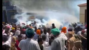 ਖੰਨਾ: ਰੋਸ ਪ੍ਰਦਰਸ਼ਨ ਕਰਦੇ ਹੋਏ ਮਨਰੇਗਾ ਮਜ਼ਦੂਰਾਂ, ਕਰਮਚਾਰੀਆਂ ਨੂੰ ਅੱਥਰੂ ਗੈਸ, ਜਲ ਤੋਪਾਂ ਦਾ ਸਾਹਮਣਾ ਕਰਨਾ ਪਿਆ