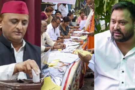 UP-ਬਿਹਾਰ MLC ਚੋਣਾਂ 'ਚ ਬੂਥ ਕੈਪਚਰਿੰਗ ਸਮੇਤ ਕਈ ਦੋਸ਼, ਅਖਿਲੇਸ਼-ਤੇਜਸਵੀ ਨੇ ਚੁੱਕੇ ਸਵਾਲ