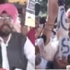 ਪੰਜਾਬ ਵਿਧਾਨ ਸਭਾ ‘ਚ ਕਾਂਗਰਸ ਤੇ ‘ਆਪ’ ਵਿਚਾਲੇ ਝੜਪ, ਸ਼ਰਾਬ ਦੀ ਬੋਤਲ ਲੈ ਕੇ ਪਹੁੰਚੇ ਬਿੱਟੂ
